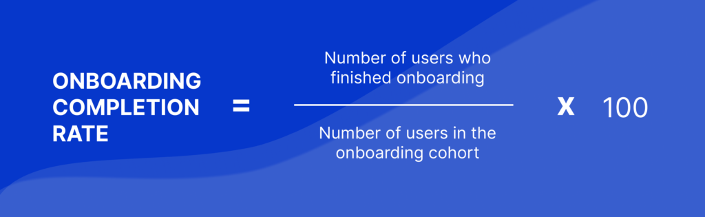 onboarding completion rate for identifying pqls