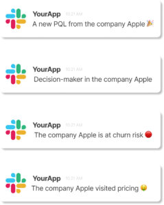 real-time signals and alerts into leads