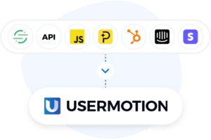usermotion integrations tech stack