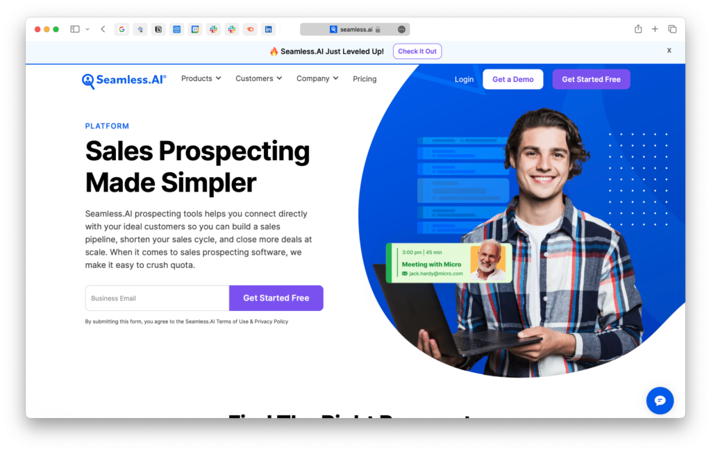 prospecting with seamless.ai