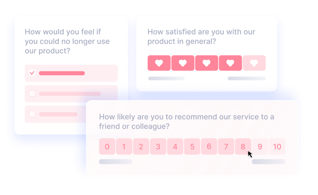 customer survey and feedback tool refiner